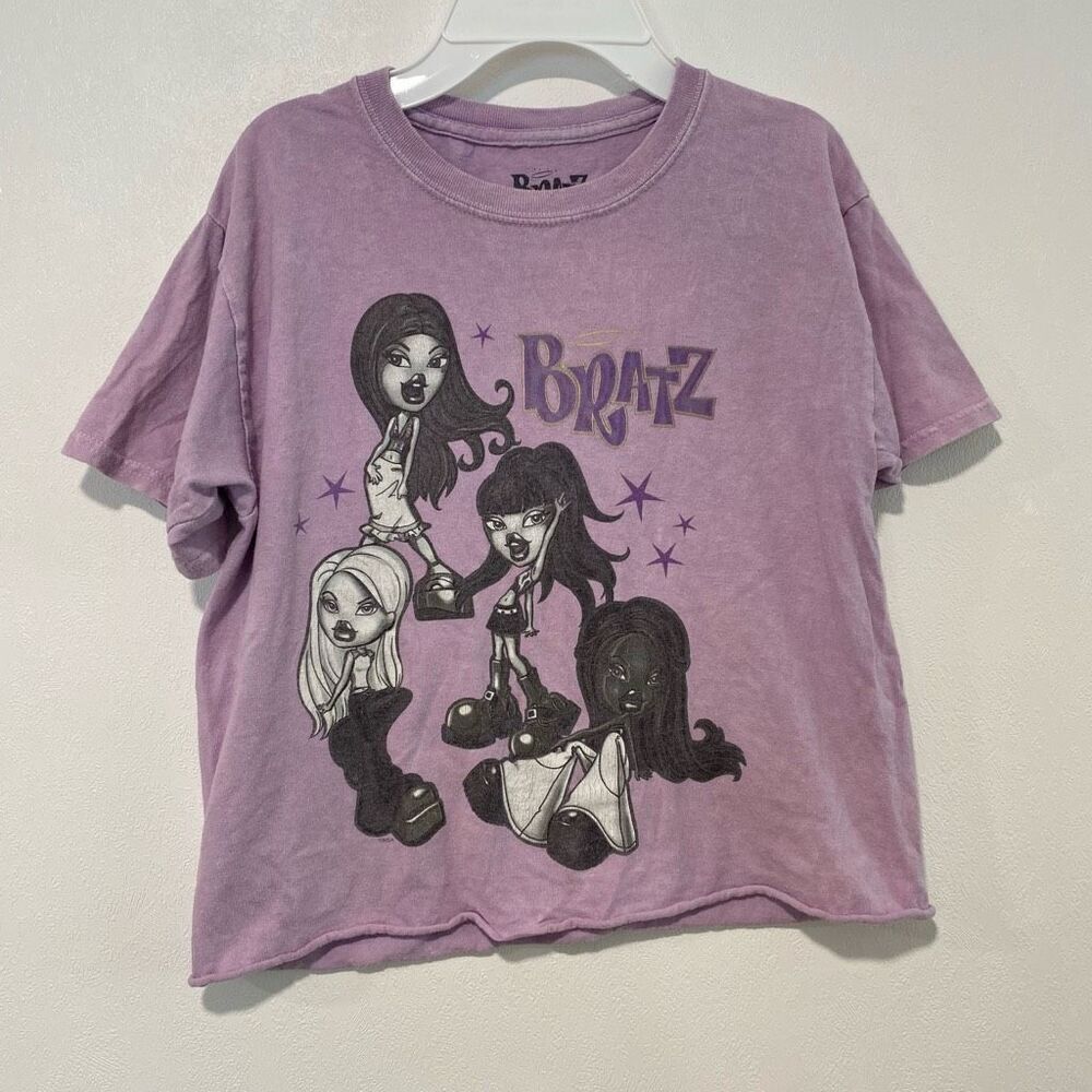 Bratz Graphic Tee | Purple Y2K Baby Tee | Size XS